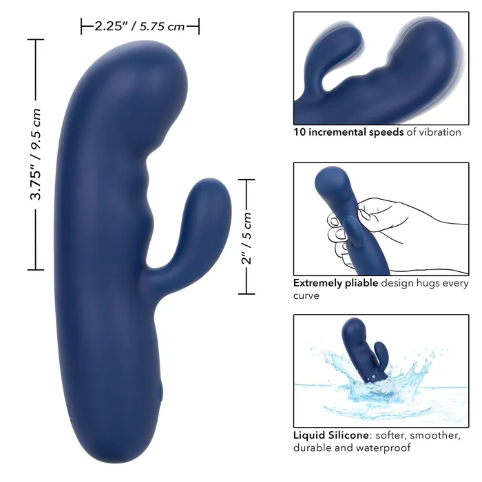 Vibrators | CalExotics CalExotics Cashmere Silk Duo: Ultimate G-Spot Pleasure