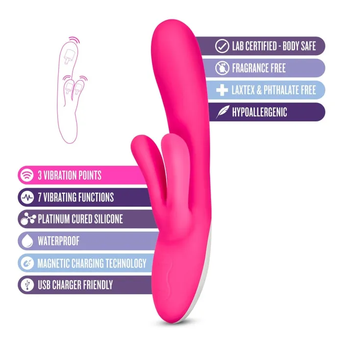 Vibrators | Hop Lola Bunny - Hot Pink - Blush Novelties Vibrators | Hop Lola Bunny - Hot Pink - Blush Novelties