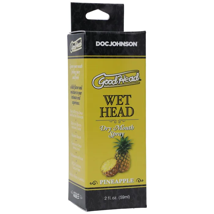 Goodhead Wet Head Dry Mouth Spray Pineapple 2 Fl Oz Doc Johnson Male Sex Toys Goodhead Wet Head Dry Mouth Spray Pineapple 2 Fl Oz Doc Johnson Male Sex Toys