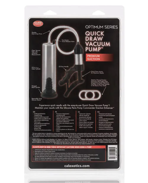 Quick Draw Vacuum Pump CalExotics Male Sex Toys