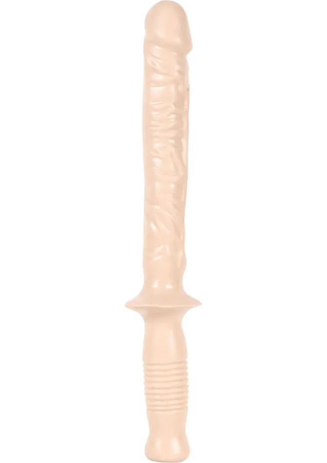 Doc Johnson Enterprises Dildos Doc Johnson Manhandler White 145inch PVC Dildo