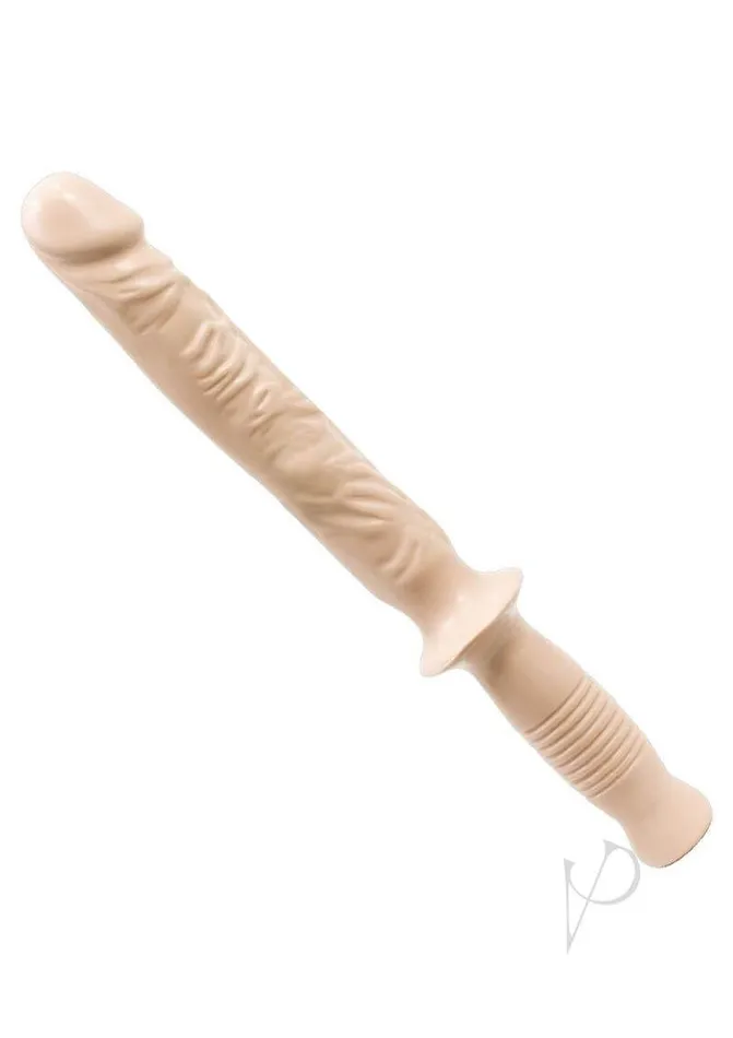 Doc Johnson Enterprises Dildos Doc Johnson Manhandler White 145inch PVC Dildo