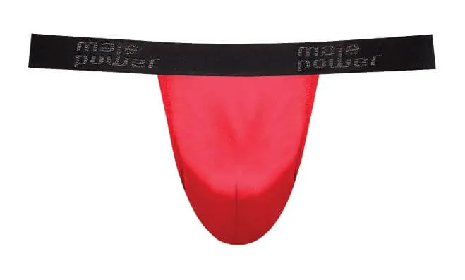 Jock Satin Lycra Red SM from Male Power Underwear Male Power Lingerie Male Sex Toys
