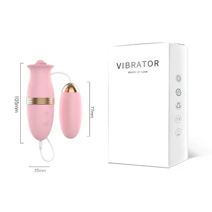 Female Sex Toys Roomfun Oral Sex Licking Tongue Stimulator Clit Vagina G Spot Vibrator ROOMFUN