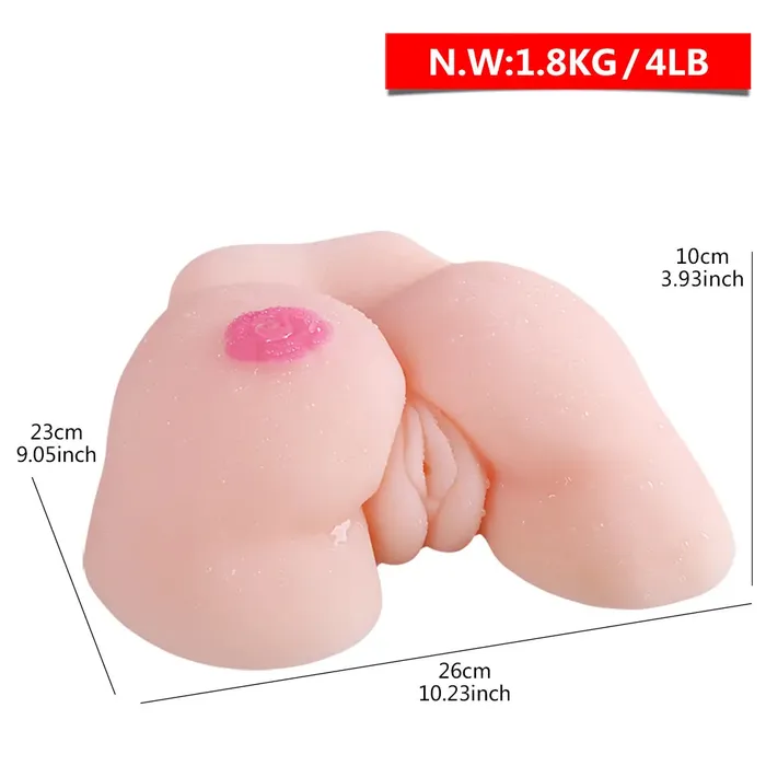 honeysx Male Sex Toys 3D Model Plum Tattoo Big butt and Vagina Masturbator