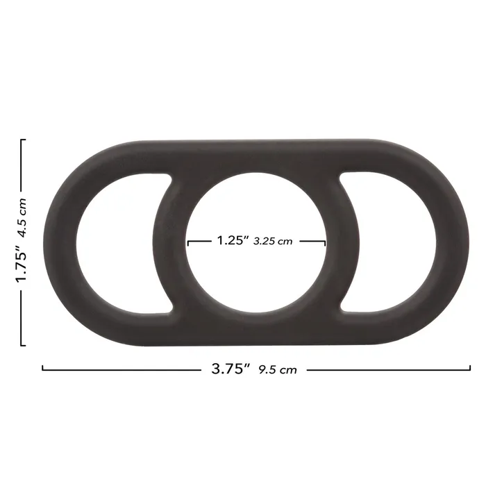 Male Sex Toys Calexotics Alpha Liquid Silicone Commander Ring Black Male Sex Toys Calexotics Alpha Liquid Silicone Commander Ring Black
