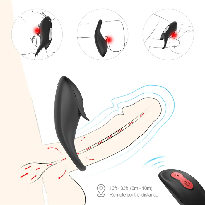 PHANXY Couples PHANXY Vibrating Cock Ring Penis Ring Vibrator for Male or Couples
