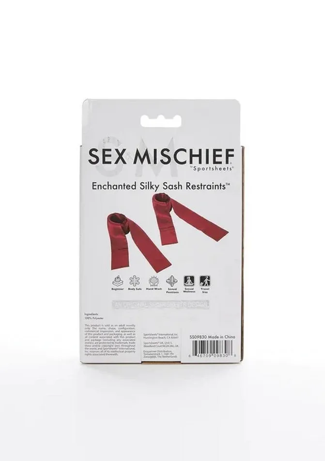 Couples Sex and Mischief Sex and Mischief Enchanted Silky Sash Restraints Couples Sex and Mischief Sex and Mischief Enchanted Silky Sash Restraints