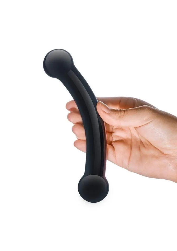 Dildos Glas Glas Double Bull Black Dildo