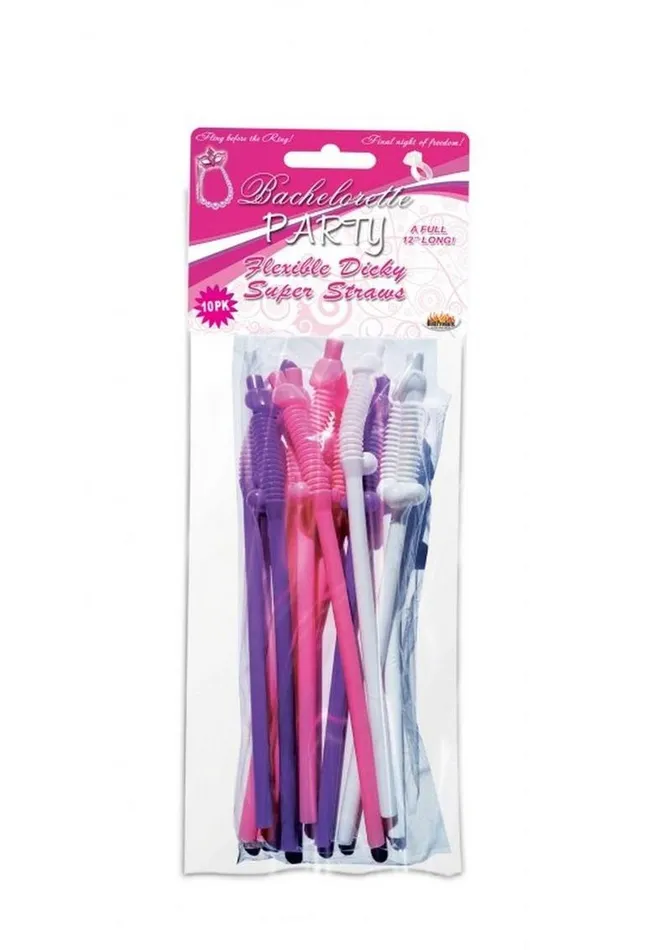 Female Sex Toys Bachelorette Party Flexible Dicky Super Straws Bachelorette