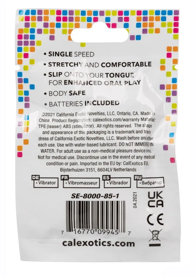 Fun Packs Foil Pack Vibrating Tongue Teaser Female Sex Toys