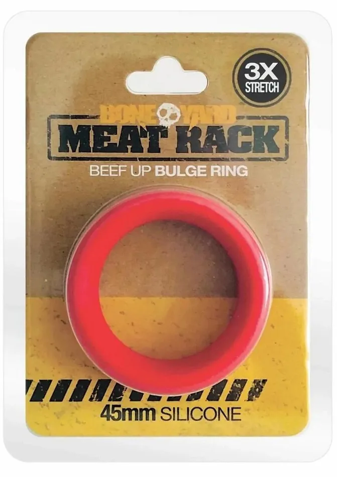 Male Sex Toys Boneyard Boneyard Meat Rack Beef Up Bulge Ring 3x Stretch Silicone Cock Ring